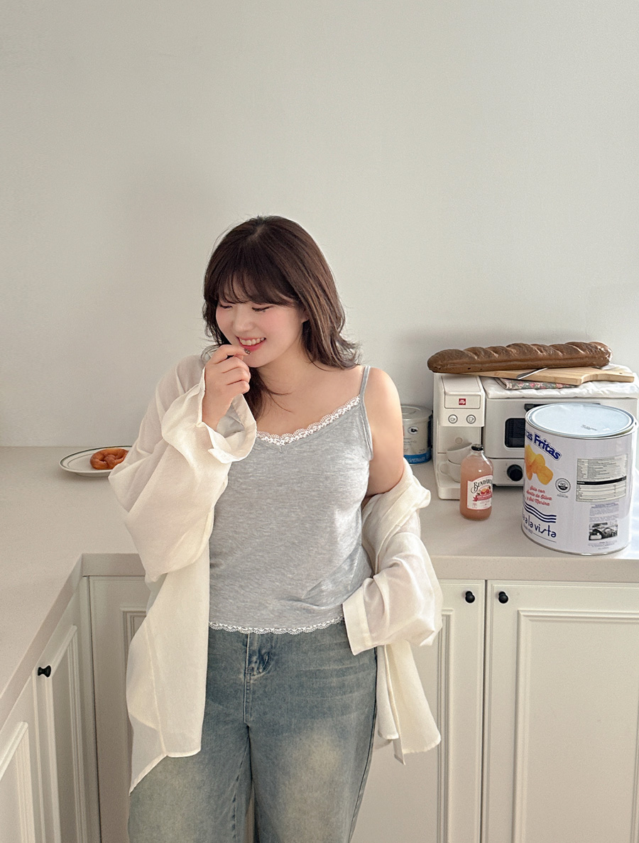 Semurin Lace String Sleeveless