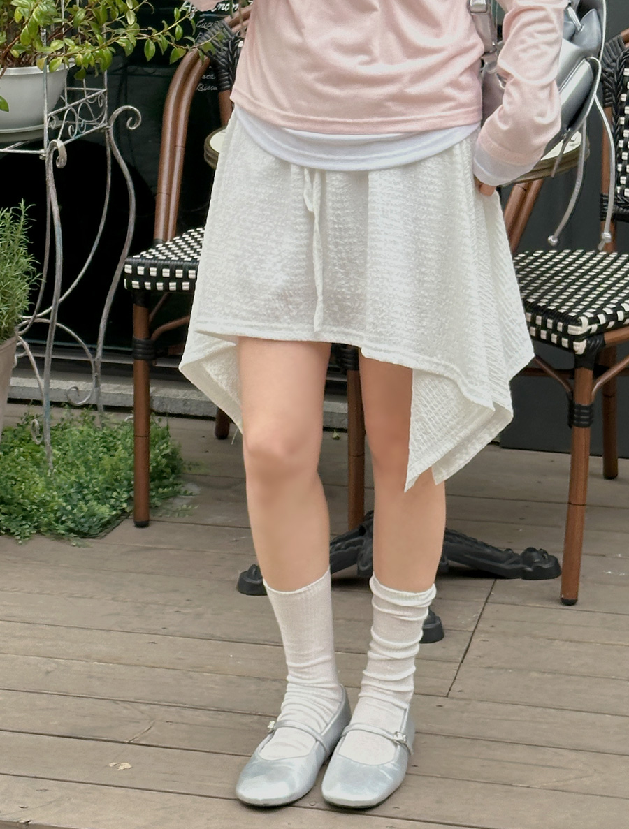 Entimo Hul Unbalance Waistband Skirt