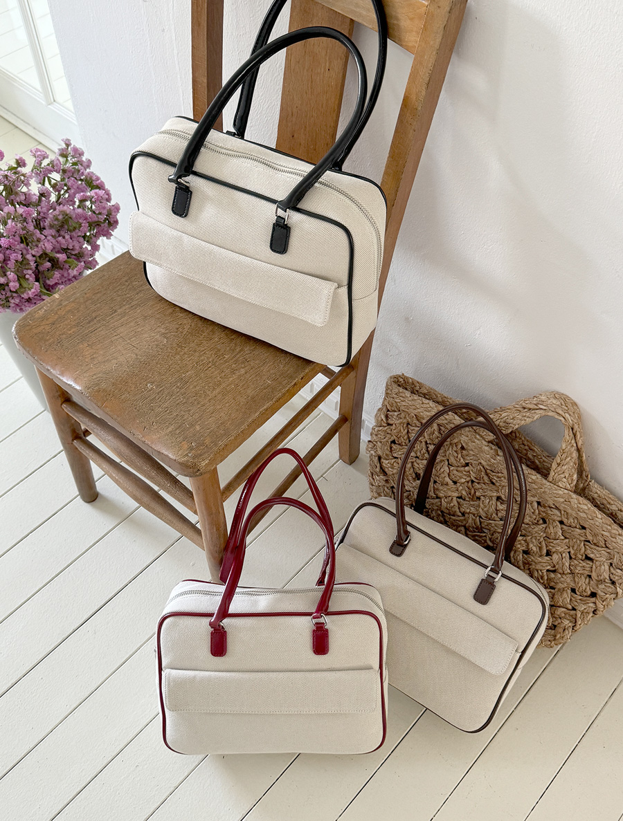 Tenob Square Canvas Shoulder Bag