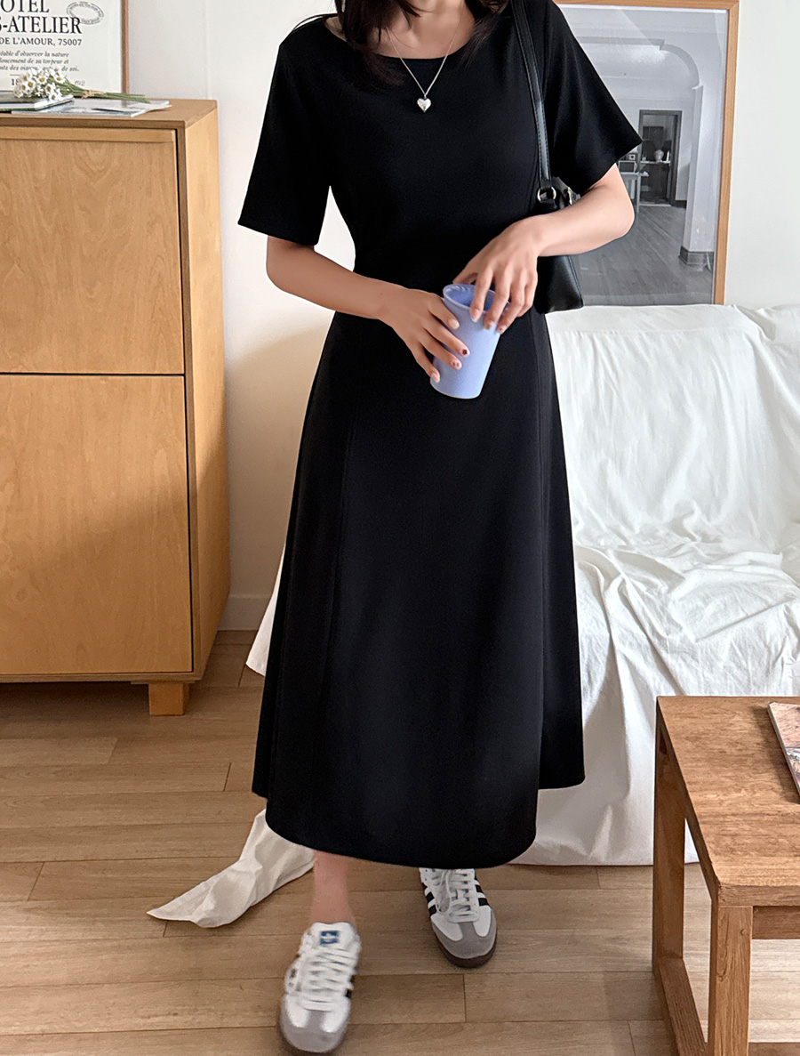 Semyun Ribbed Back Team Long Dress