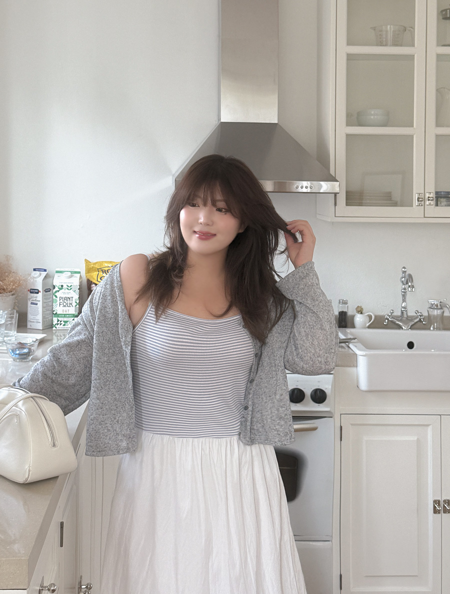 Like See-through look Crop Cardigan