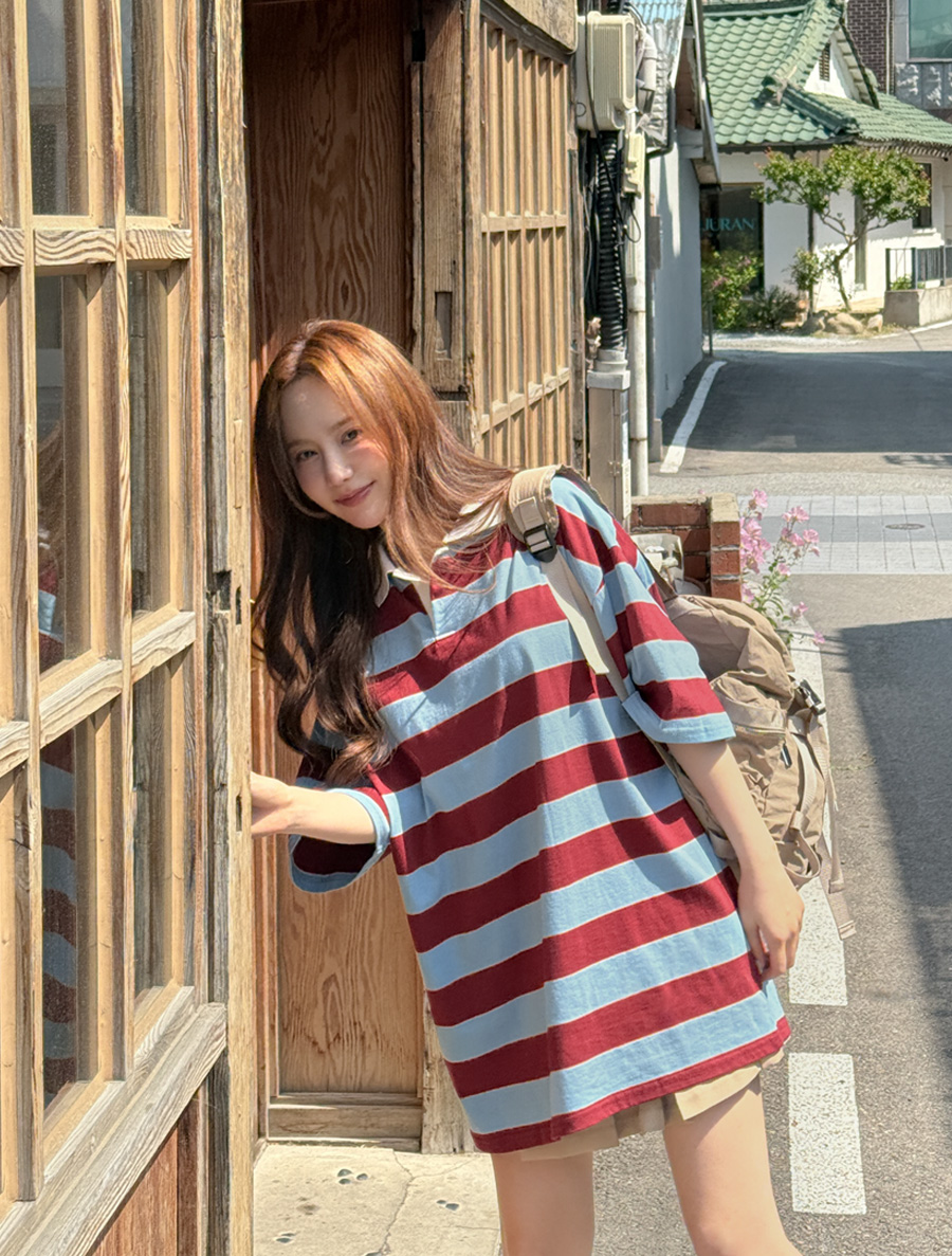 Piyut ST Collar Long T-shirt