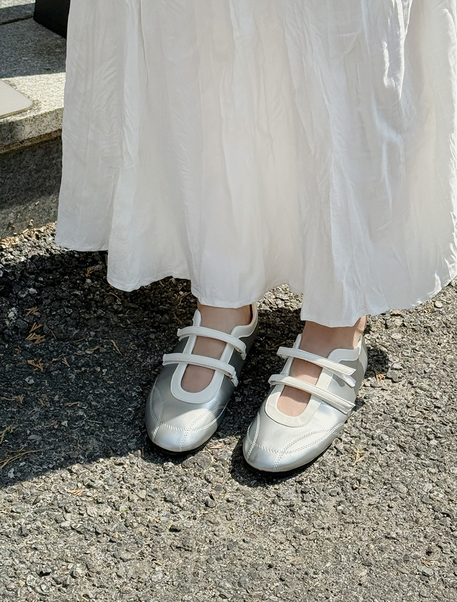 Abuts Mary Jane Flat Shoes (0.5cm)
