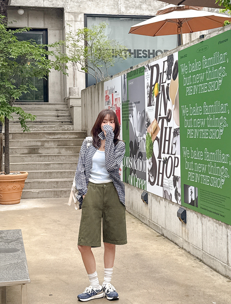 Matsubyu Plaid Check Unbalance Shirt