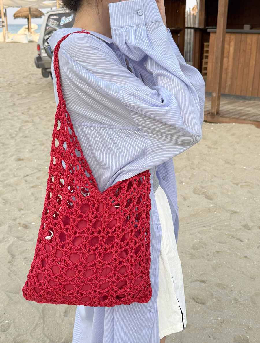 Devenue PouchSET mesh shoulder bag