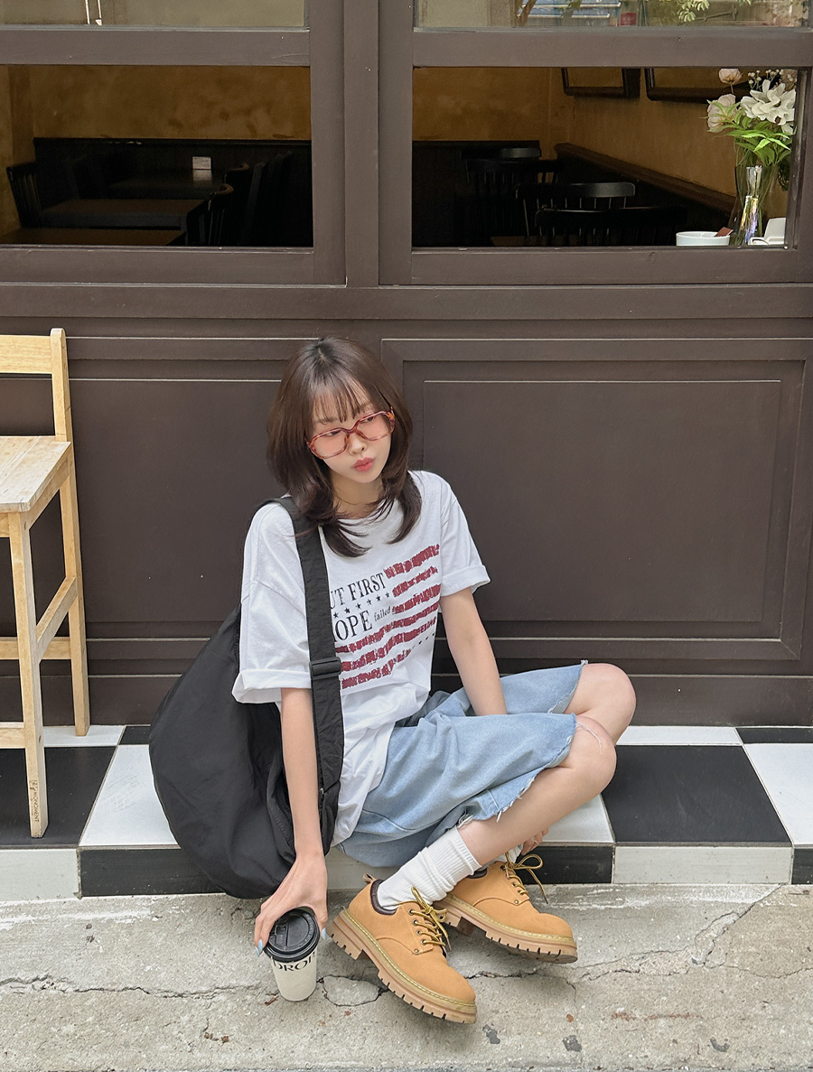 Heavy On Graphic Print T-shirt