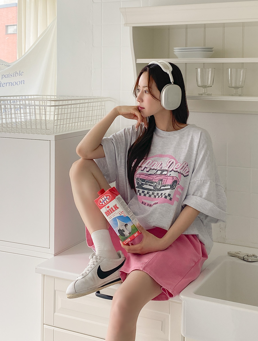Zero B Graphic Print Round T-shirt