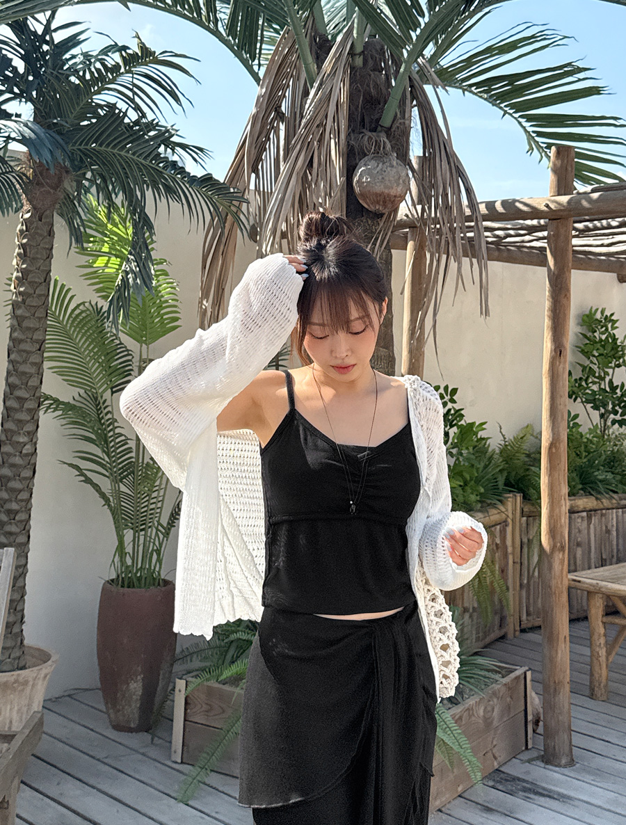 Litmer Shirring Crop Sleeveless