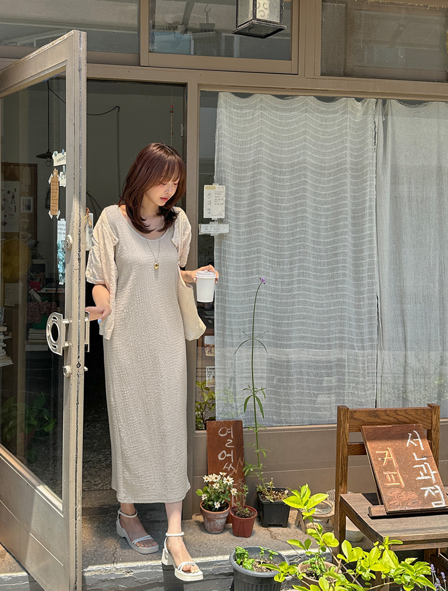 Lenmut Embo Suspender Long Dress