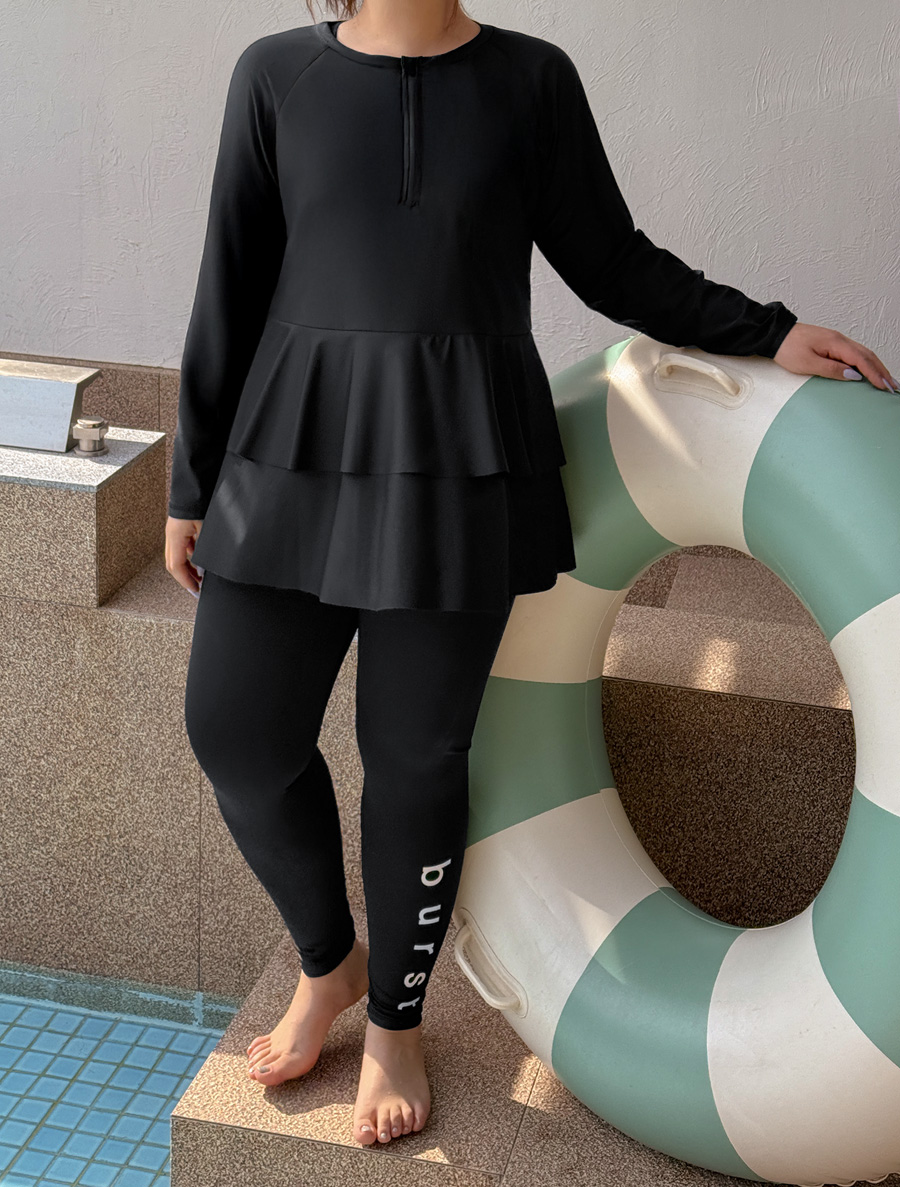 [EVELLET]Waite Tiered Rash Guard