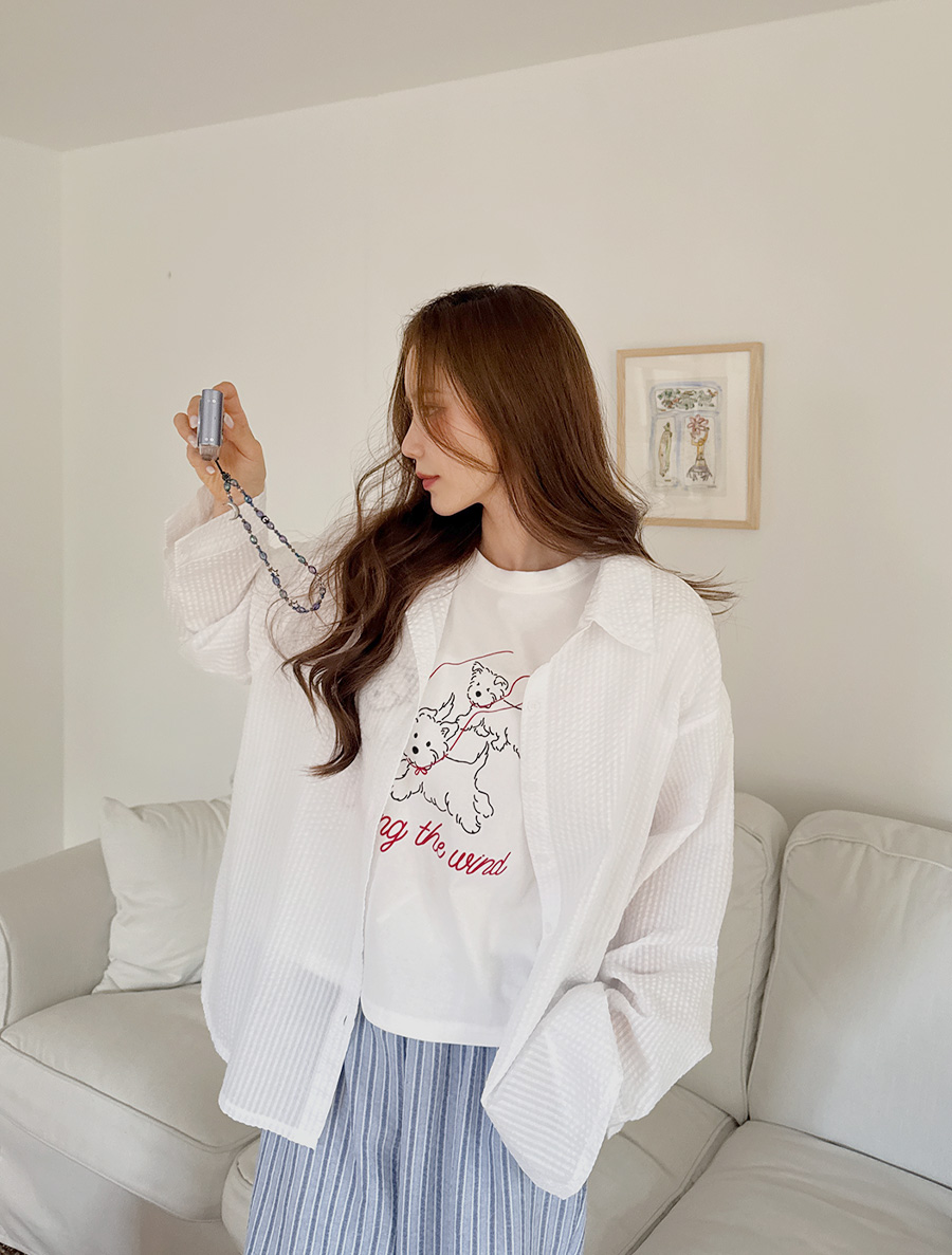 RuffN ST See-through look Shirt