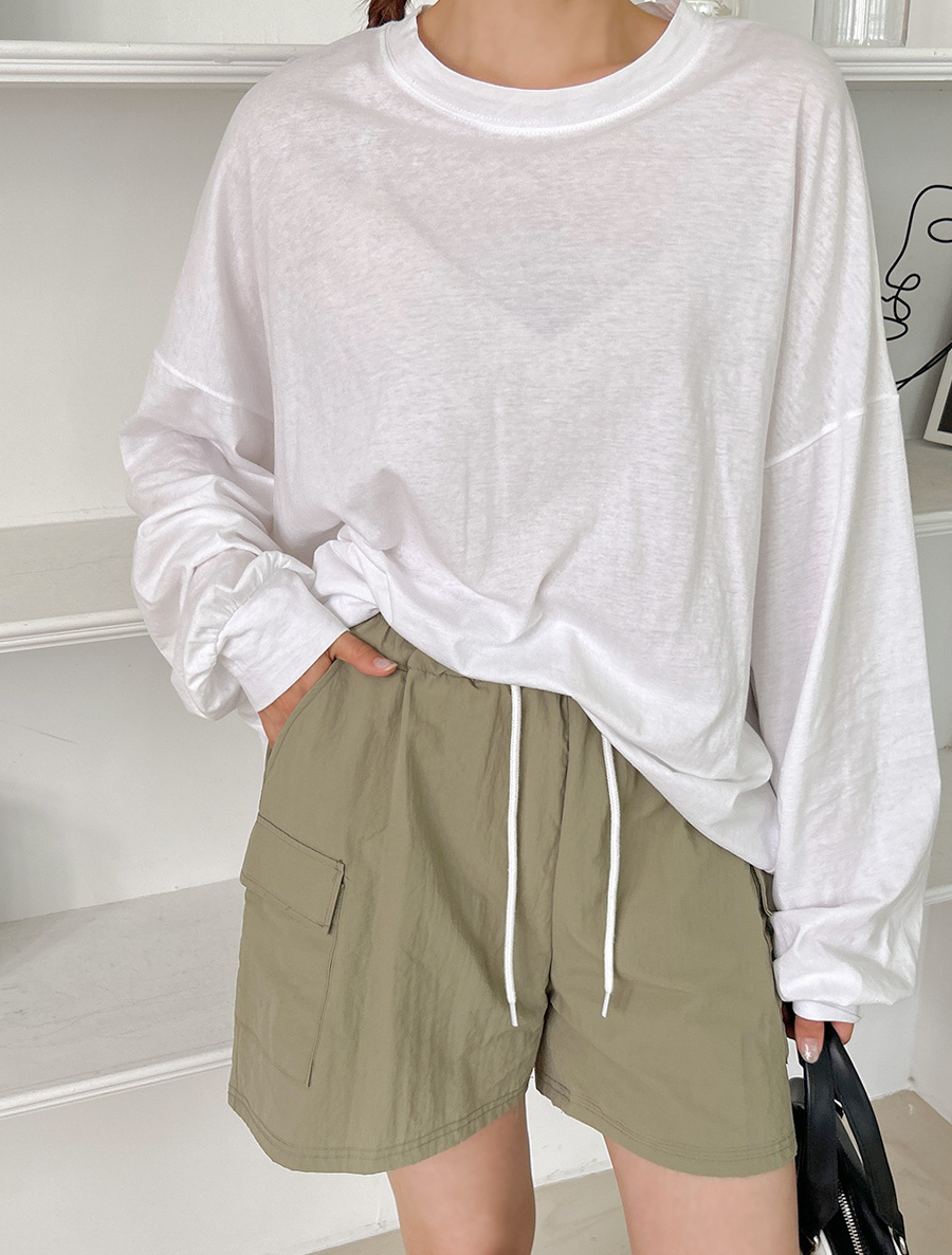 [EVELLET] Louiso Basic Sweatshirt T-shirt