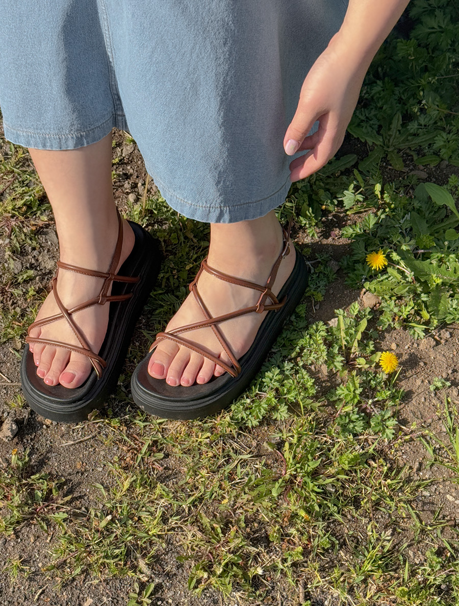 Lenovo Leather Strap Sandals (2.3cm)