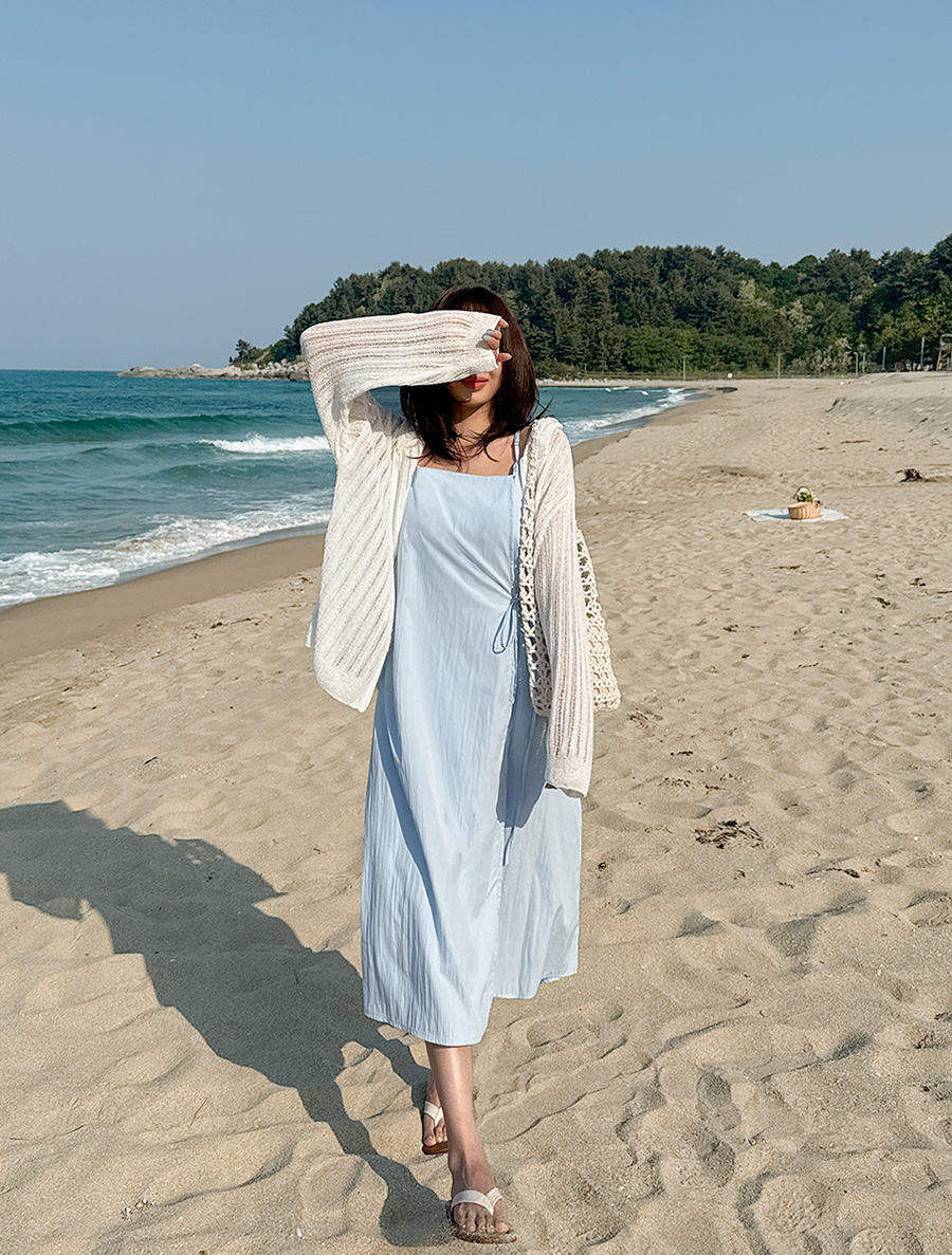 Pnice bowknot wrap bustier long dress