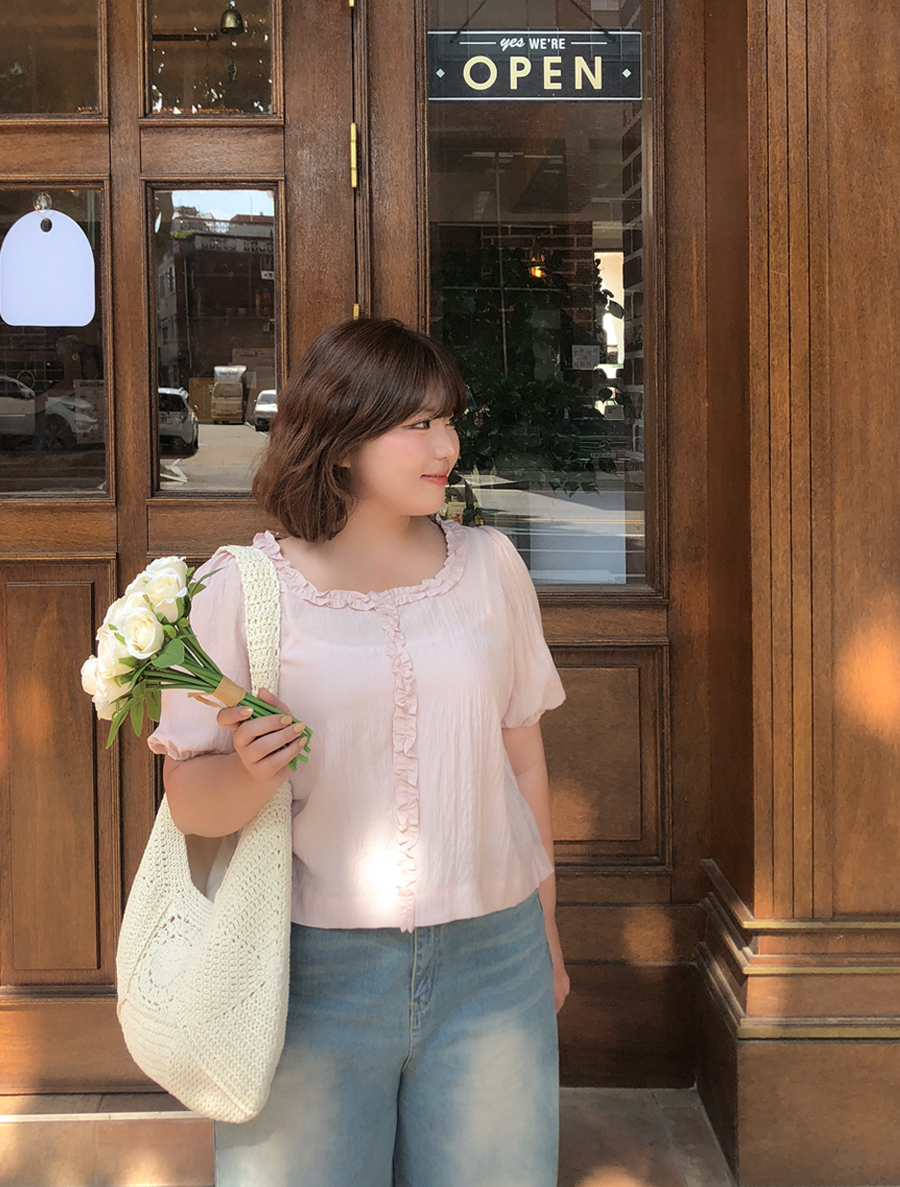 Entumi Frill Puff Blouse