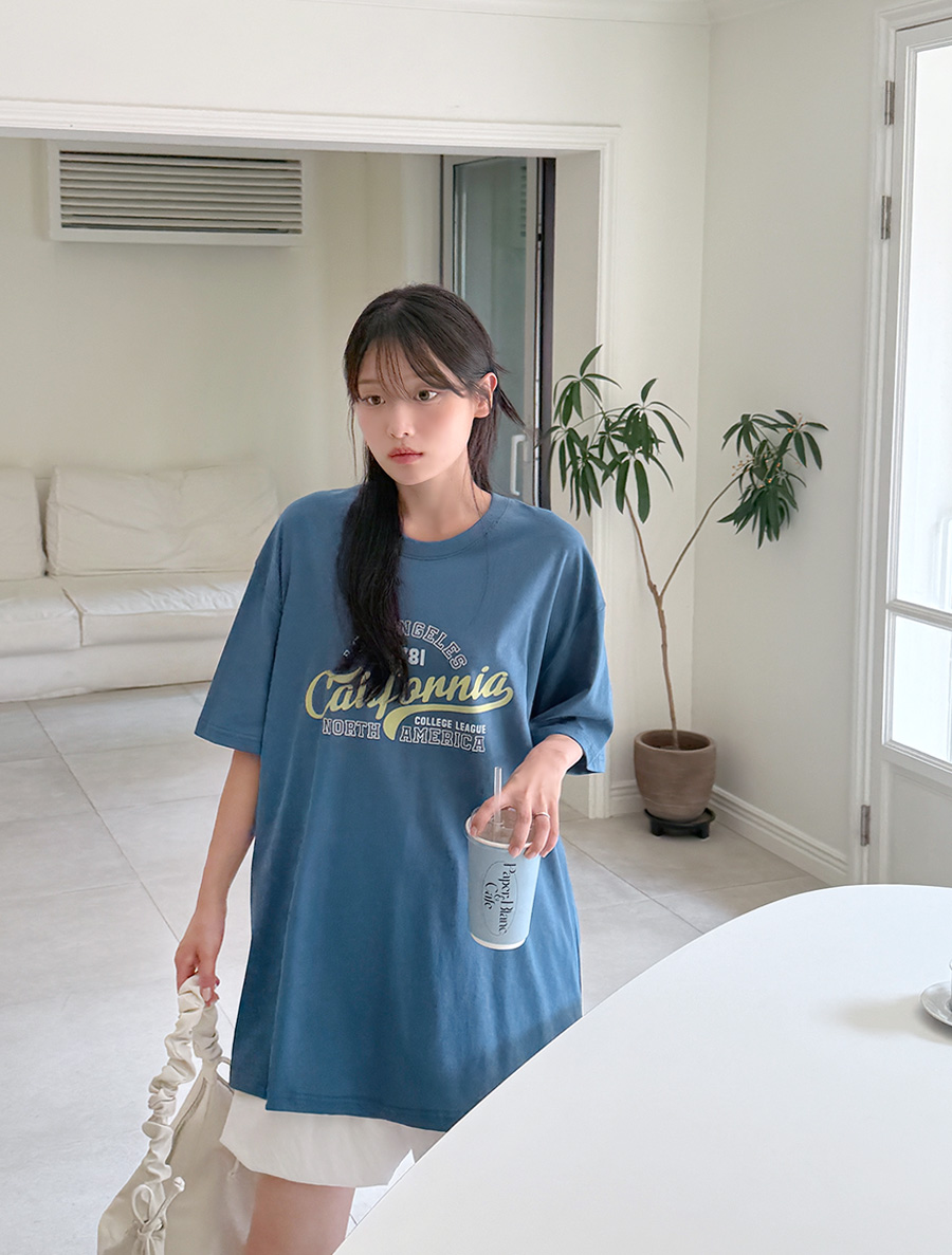 PNIND Graphic Print Long T-shirt