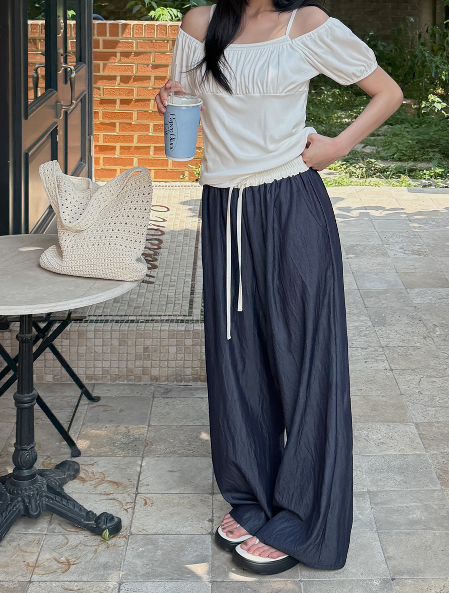 Sentry Nylon Contrast Long Waistband Pants