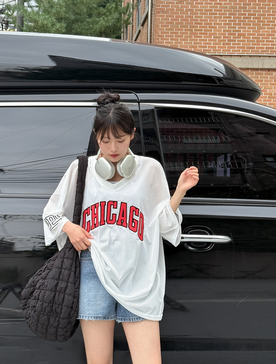 Pneua Patch Graphic Print Mash T-shirt