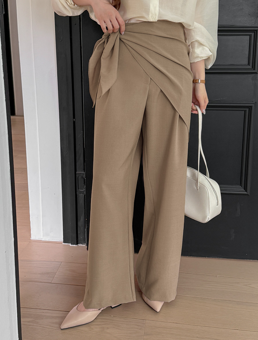 Tidenf Scarf Set Wide Slacks