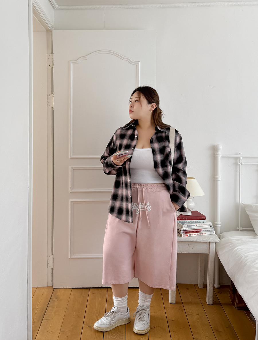 Unnety Graphic Print Cut Bermuda Pants