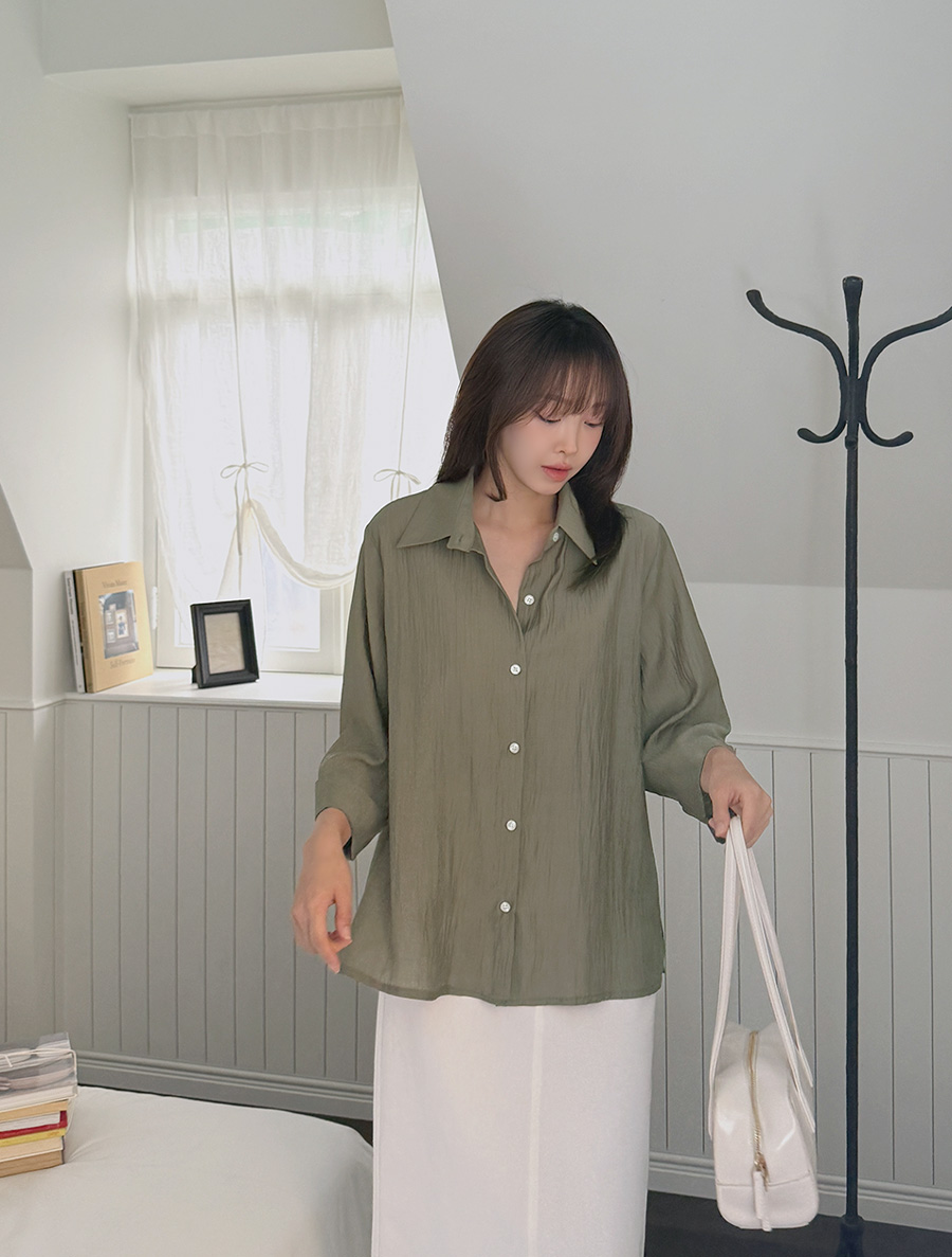 Enmiru Rollup Collar Shirt