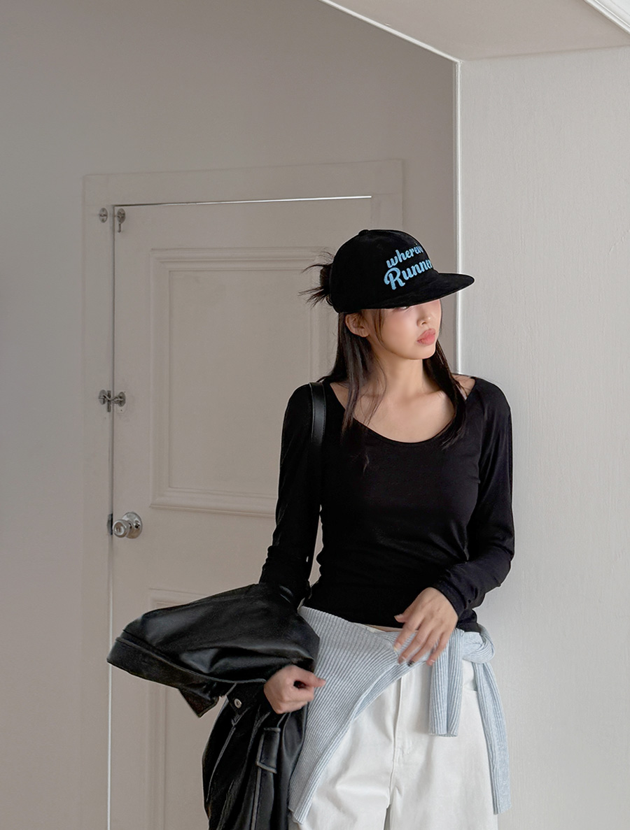 Puity Basic U-neck T-shirt