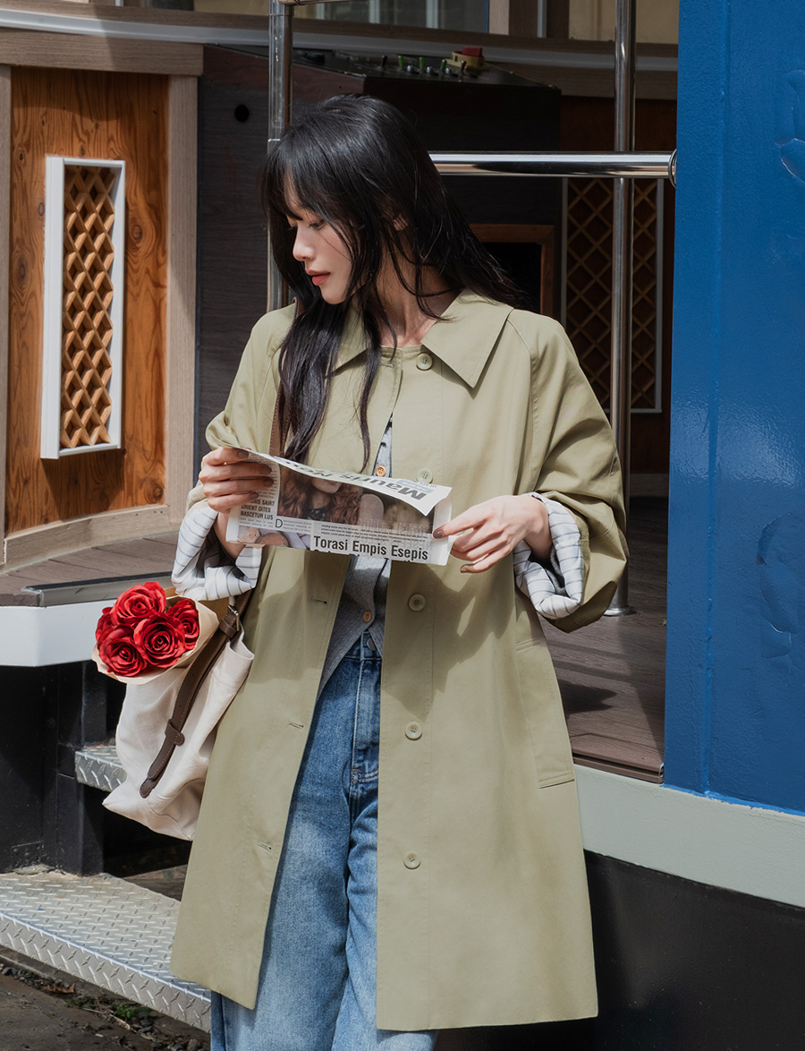 [EVELLET] Enmiyu Cotton Half Coat