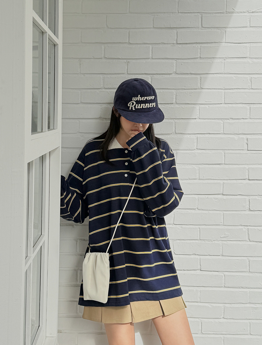 B'Emu ST Contrast Collar T-shirt