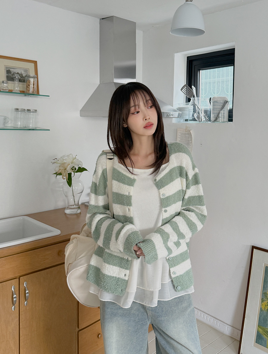 [EVELLET] Foretin Alpaca Cozy Knit Cardigan