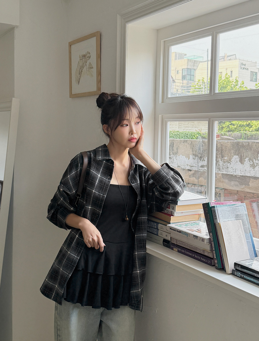 [EVELLET] Muev two-way Tiered Skirt