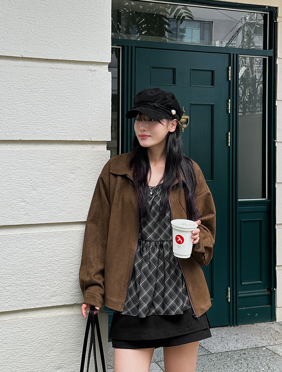 Qed Suede Blue Jacket