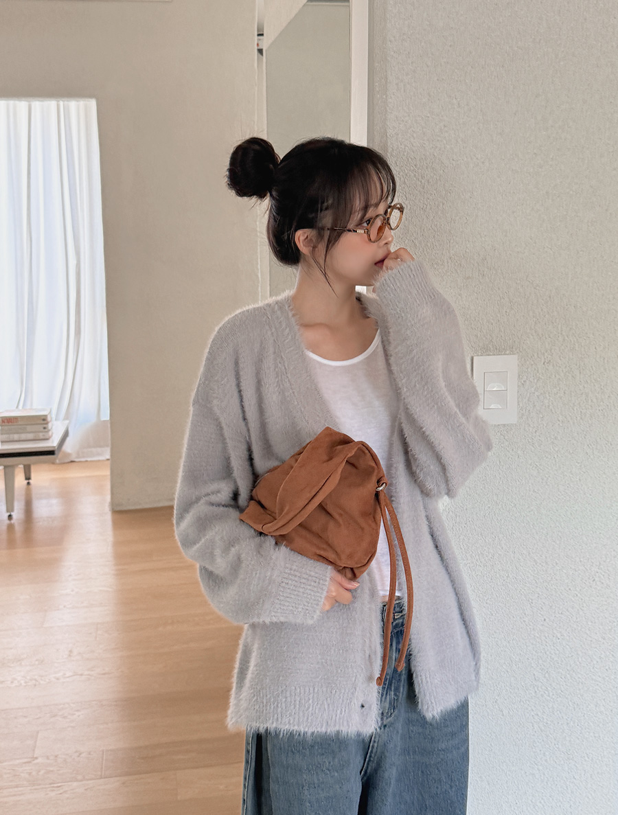 [EVELLET] Furoning Wings Loose Fit Knit Cardigan