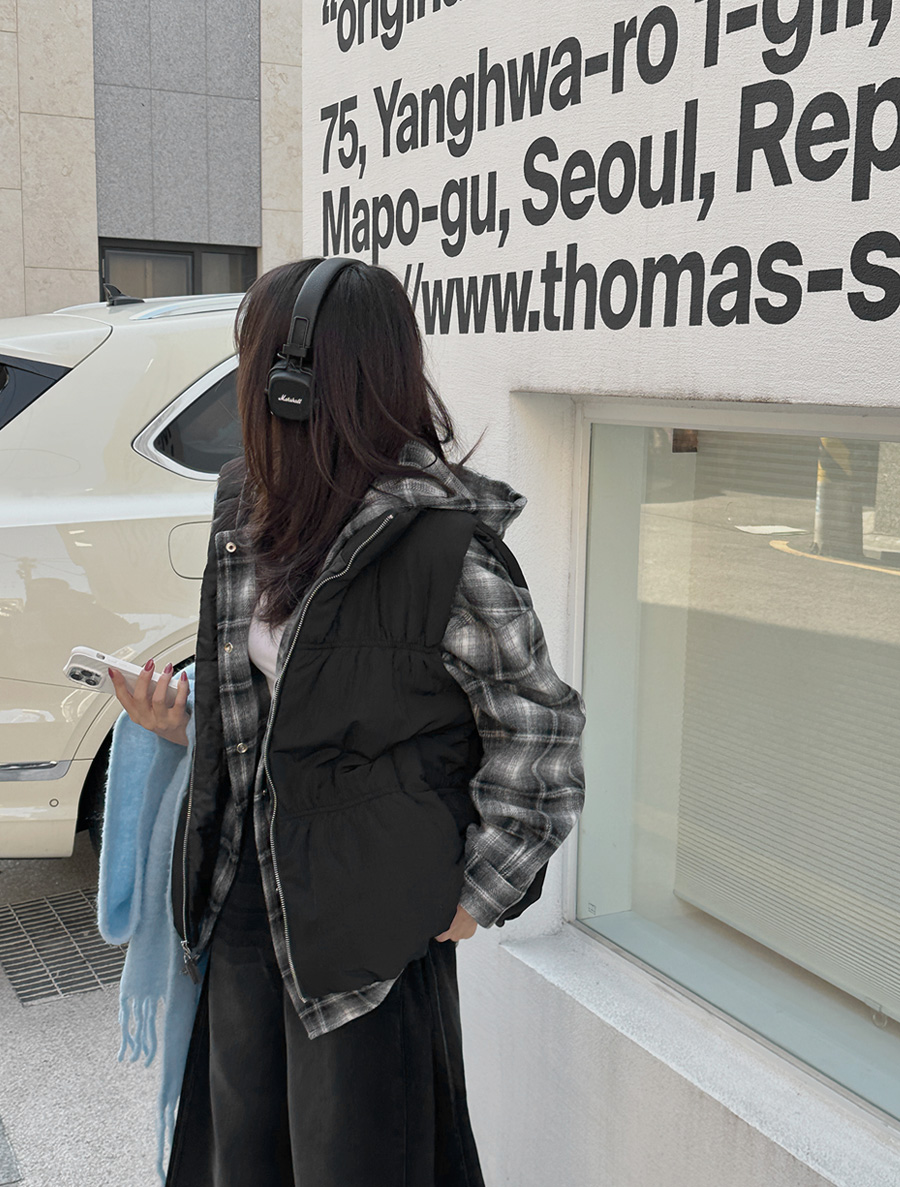 Detua quilting Padding Vest(6Ounce)