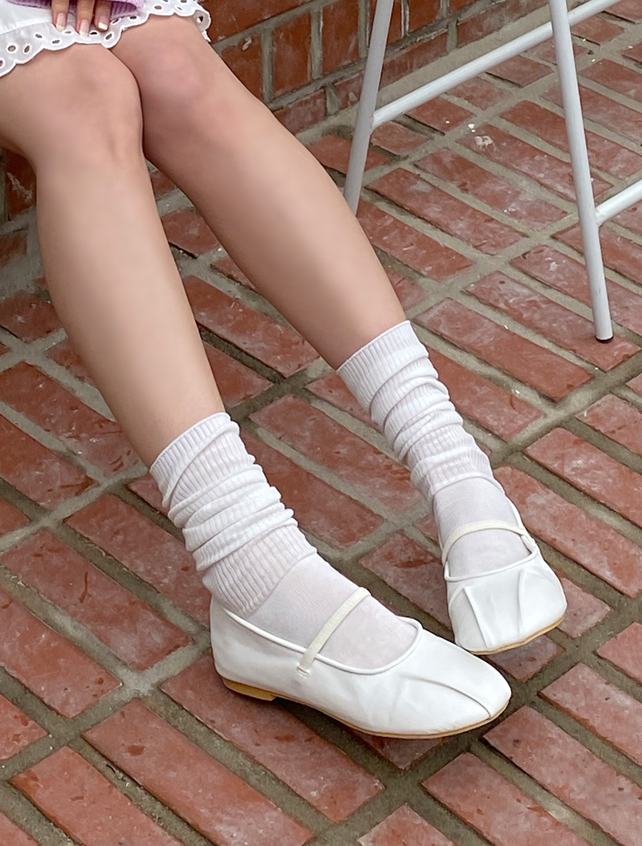 Murive Ribbed Knee Socks