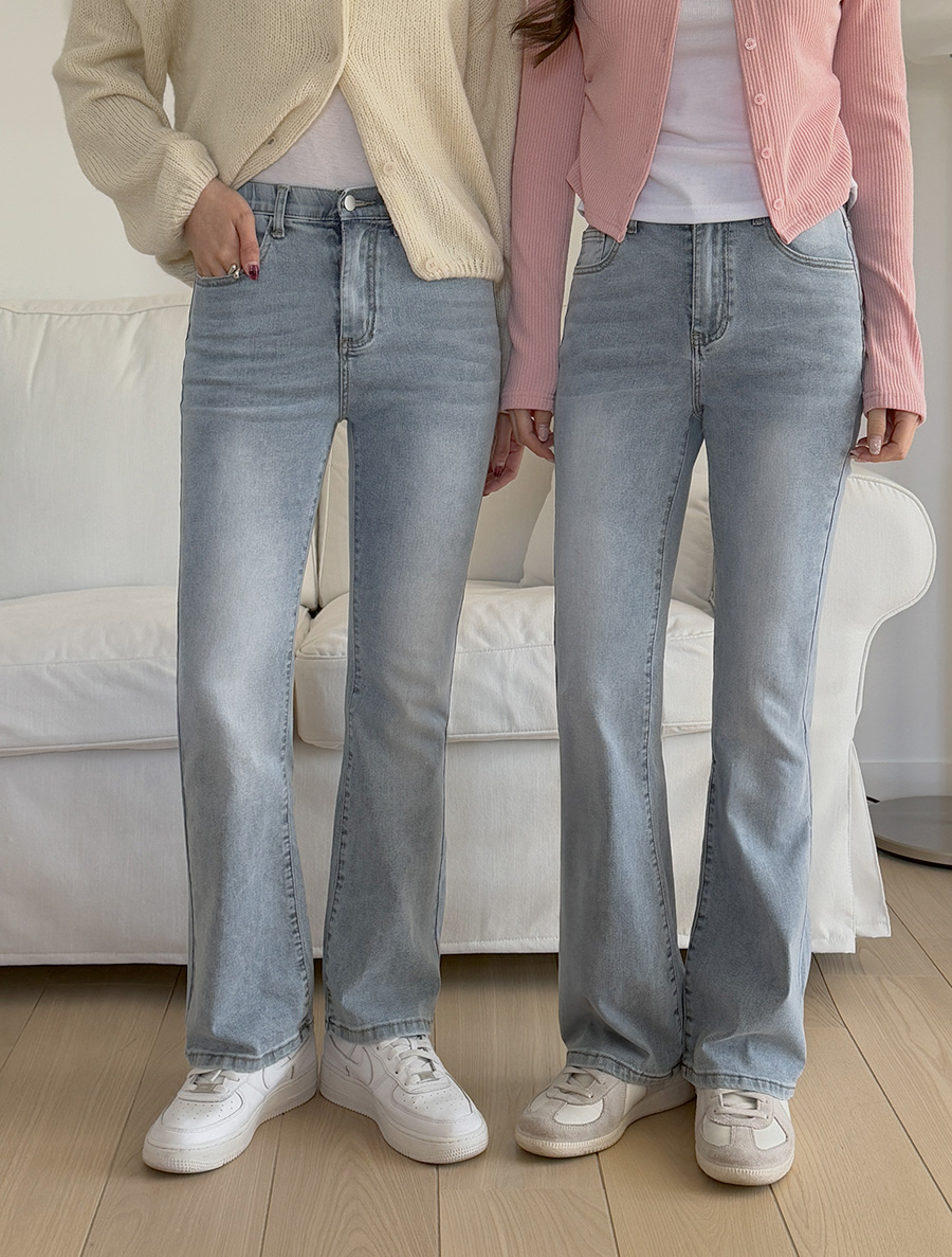 Weniben Flared Denim Pants by Length