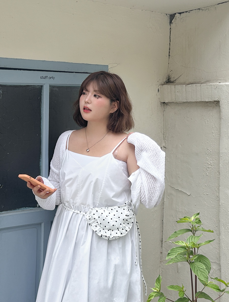 Slend Dot Frill Pocket Belt