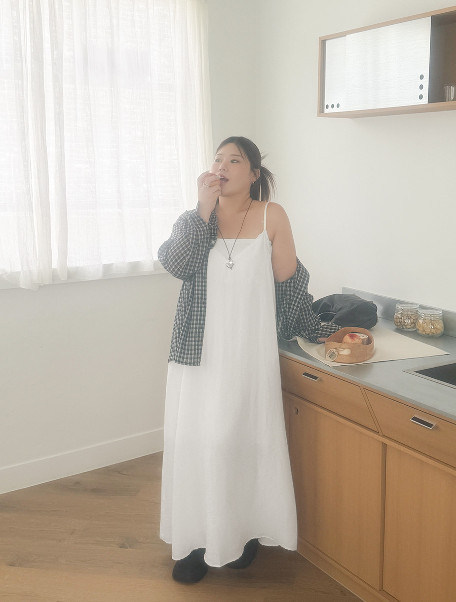 Hemuen Lace Bustier Long Dress