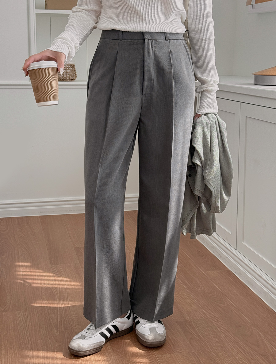 Aduren Pintuck Wide Slacks