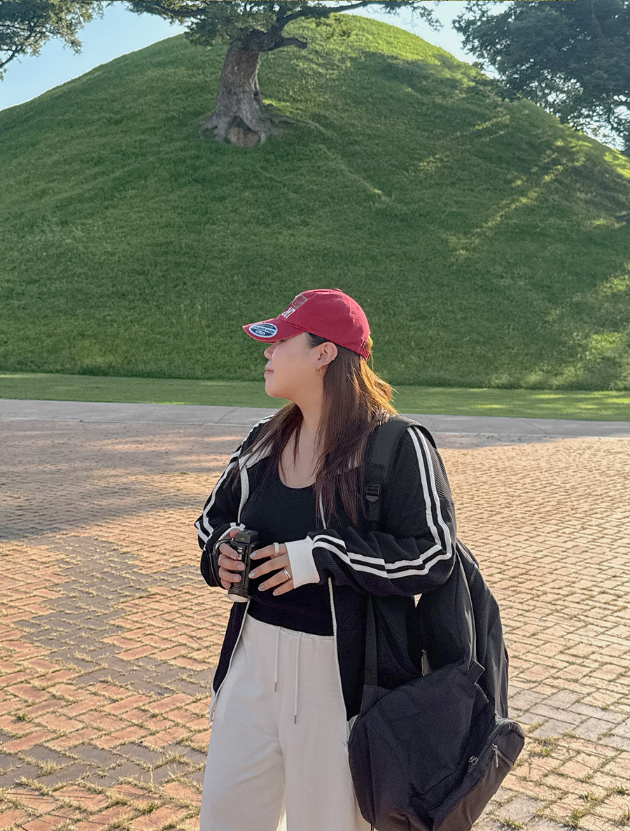 Miches Waffle Contrast two-way Zip up