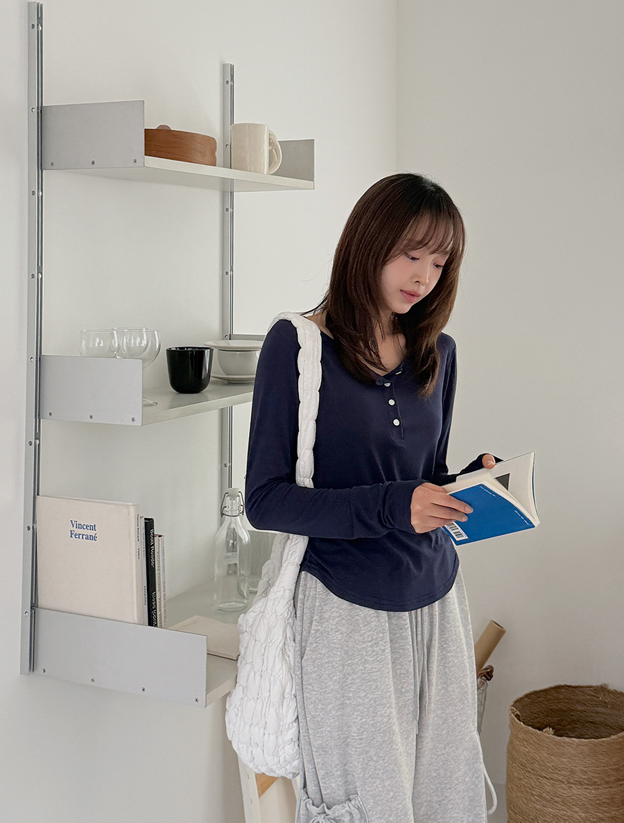 Hendimyu Button Span T-shirt