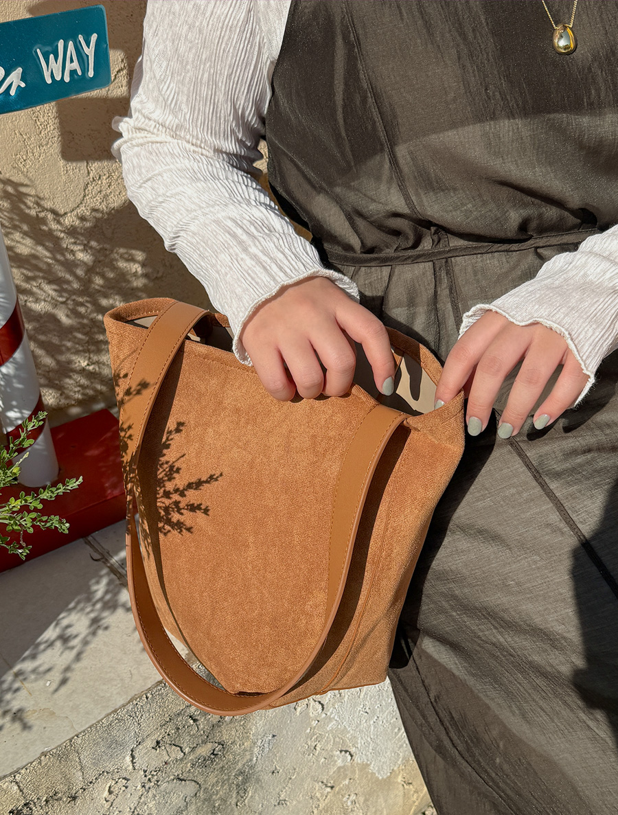 Denyua PouchSET Suede Shoulder Bag