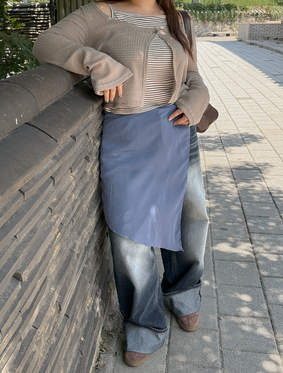 Requa Chiffon layered Wrap Skirt