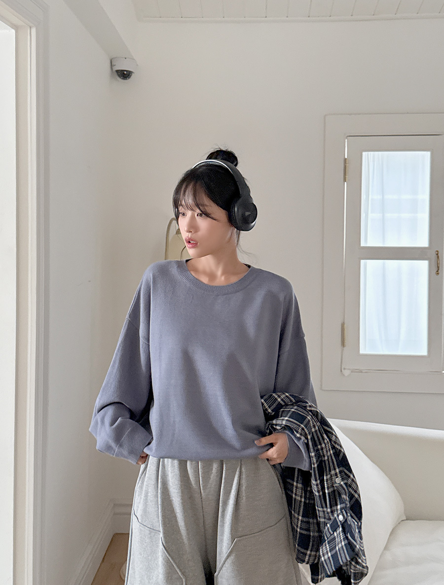 [EVELLET] Parmin Daily Loose Fit Knit