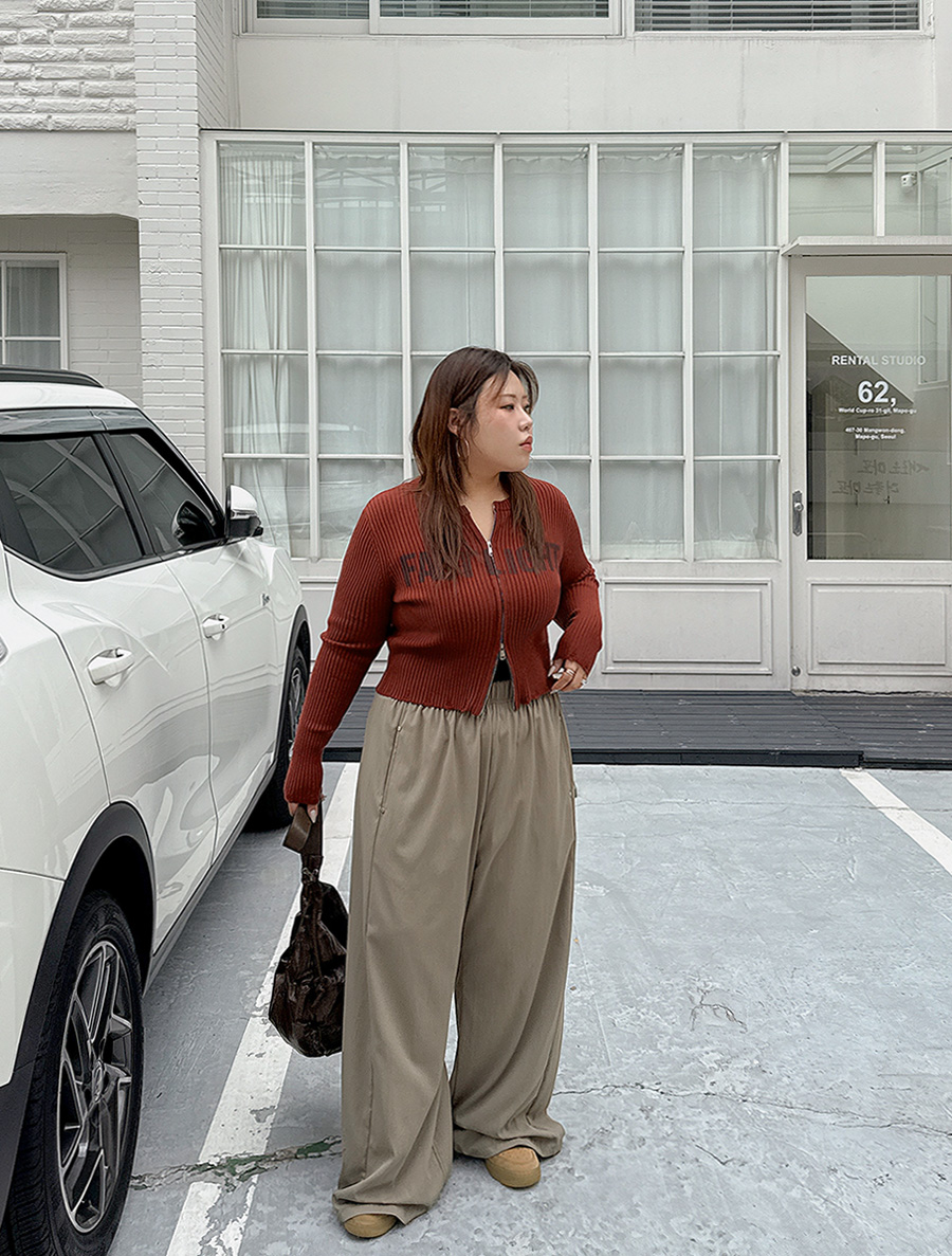 Melview Cut Long Waistband Pants