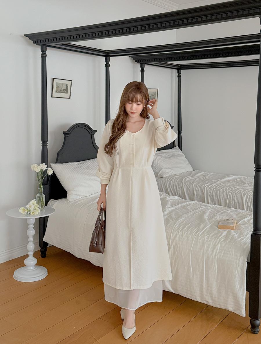 Futilene Layered Team Long Dress