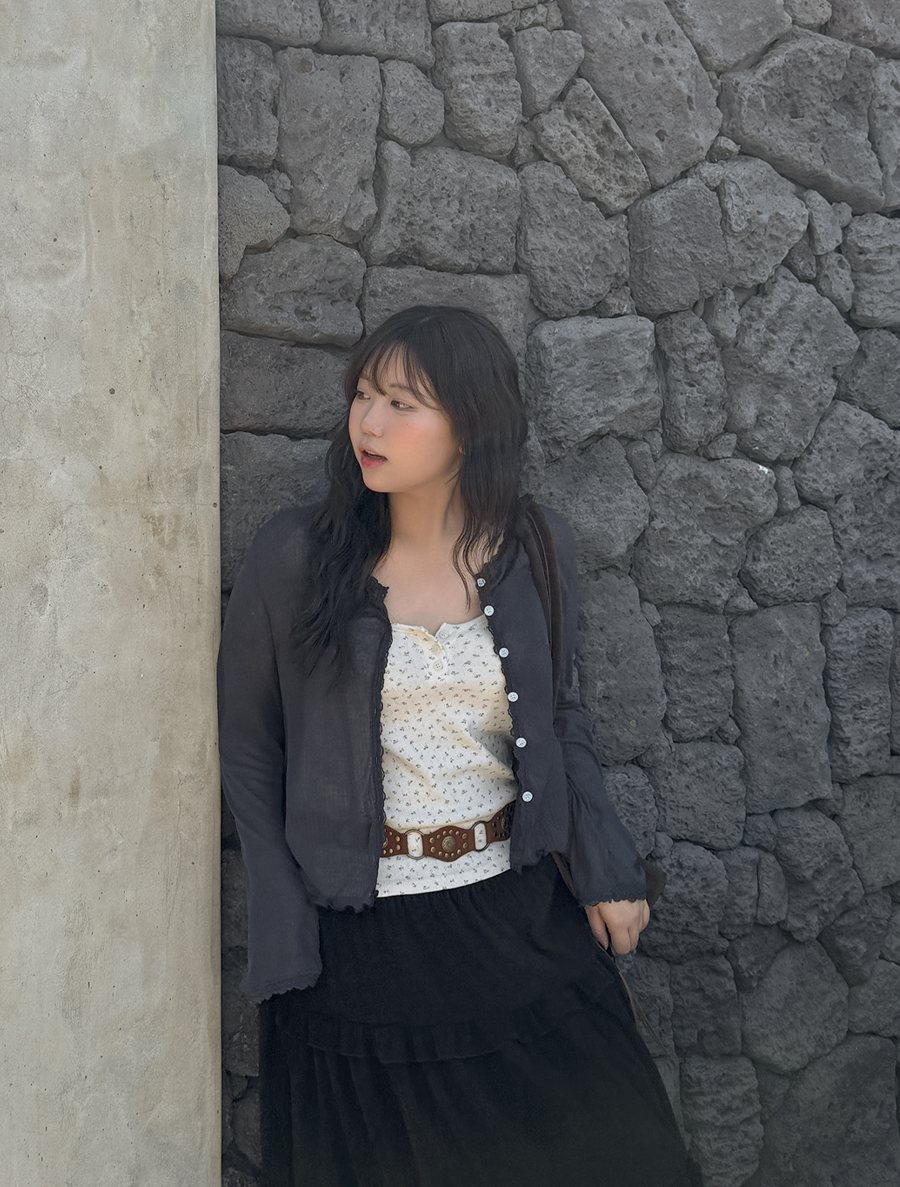 Onnyuhen Lace Button Cardigan