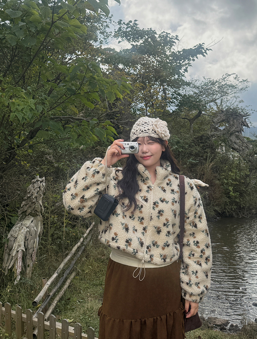 Edint Dumble Flower quilting Crop Jumper(1.5Ounce)