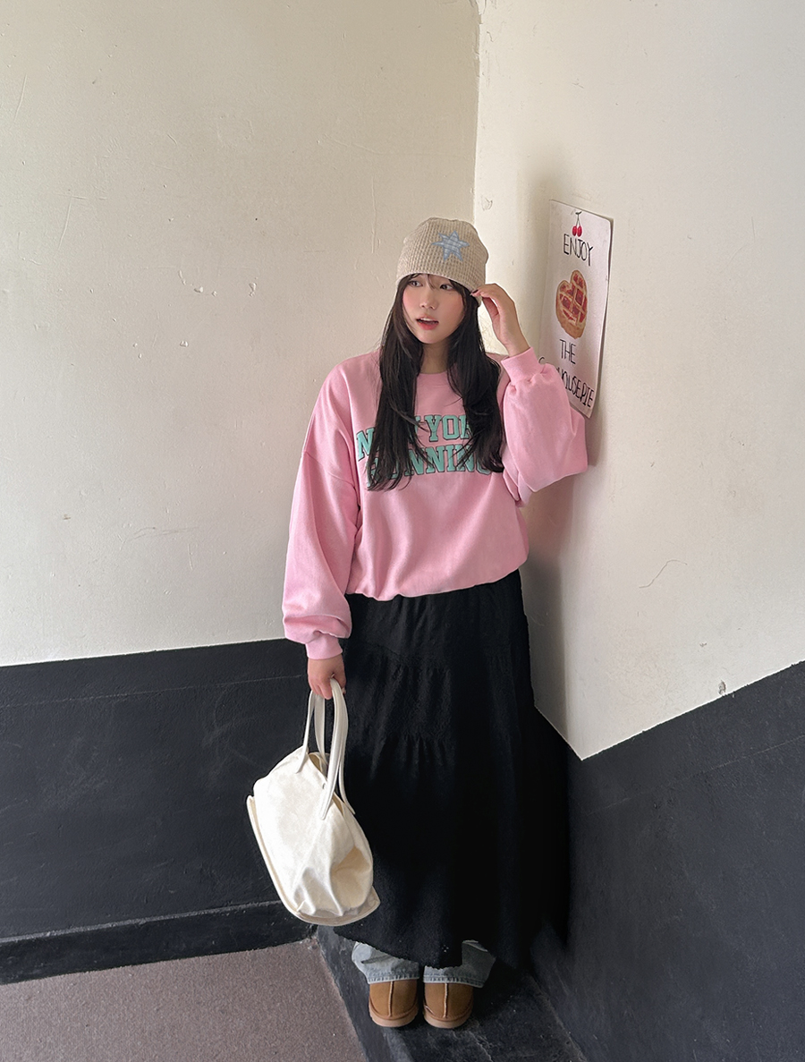 Betty Hen fleece Graphic Print Sweatshirt