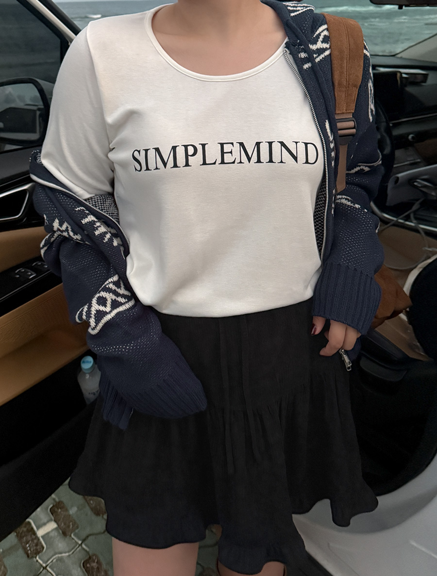 Repea fleece Graphic Print T-shirt