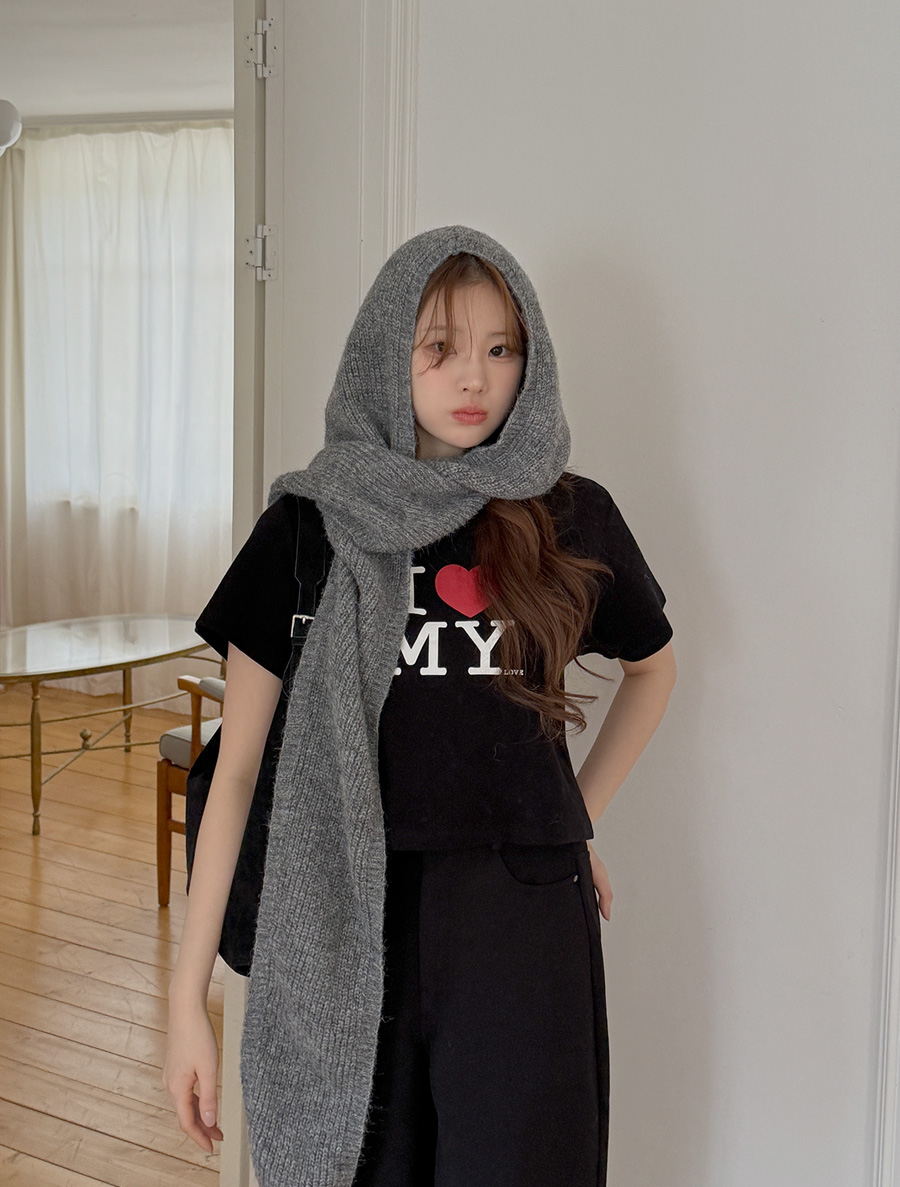 Narmyu Knit Hood muffler